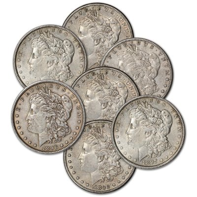 US Morgan Silver Dollar - XF - Pre 1921 Random Date